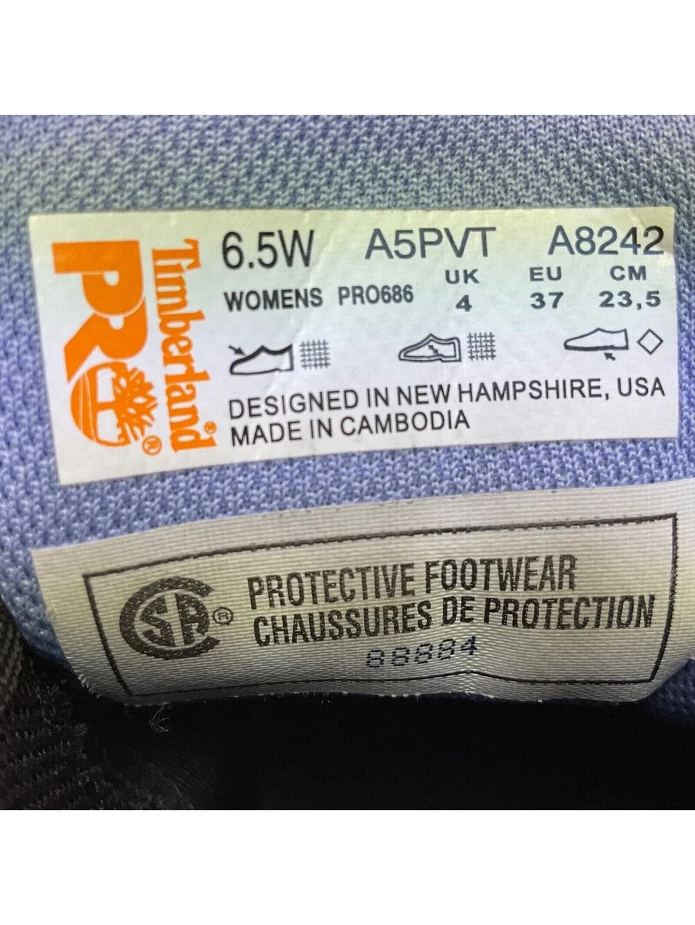 Timberland PRO Women's Dielectric Safety Work Boots A5PVT Black Size 6.5W